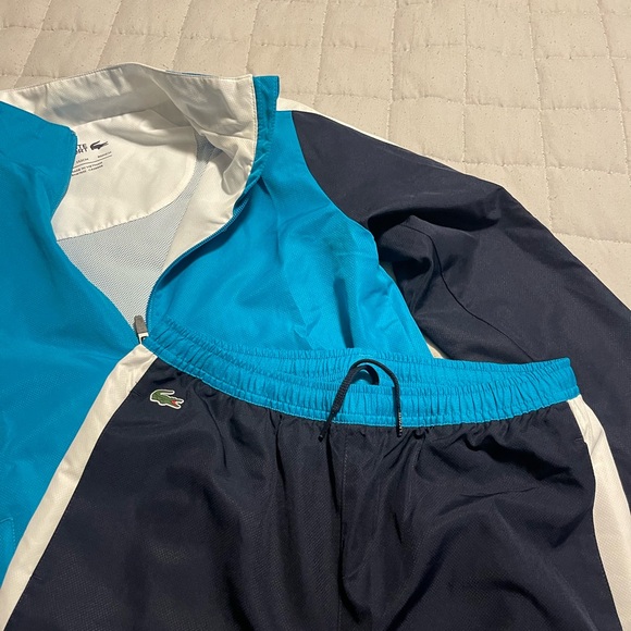 Brand new, boys Lacoste windbreaker set.